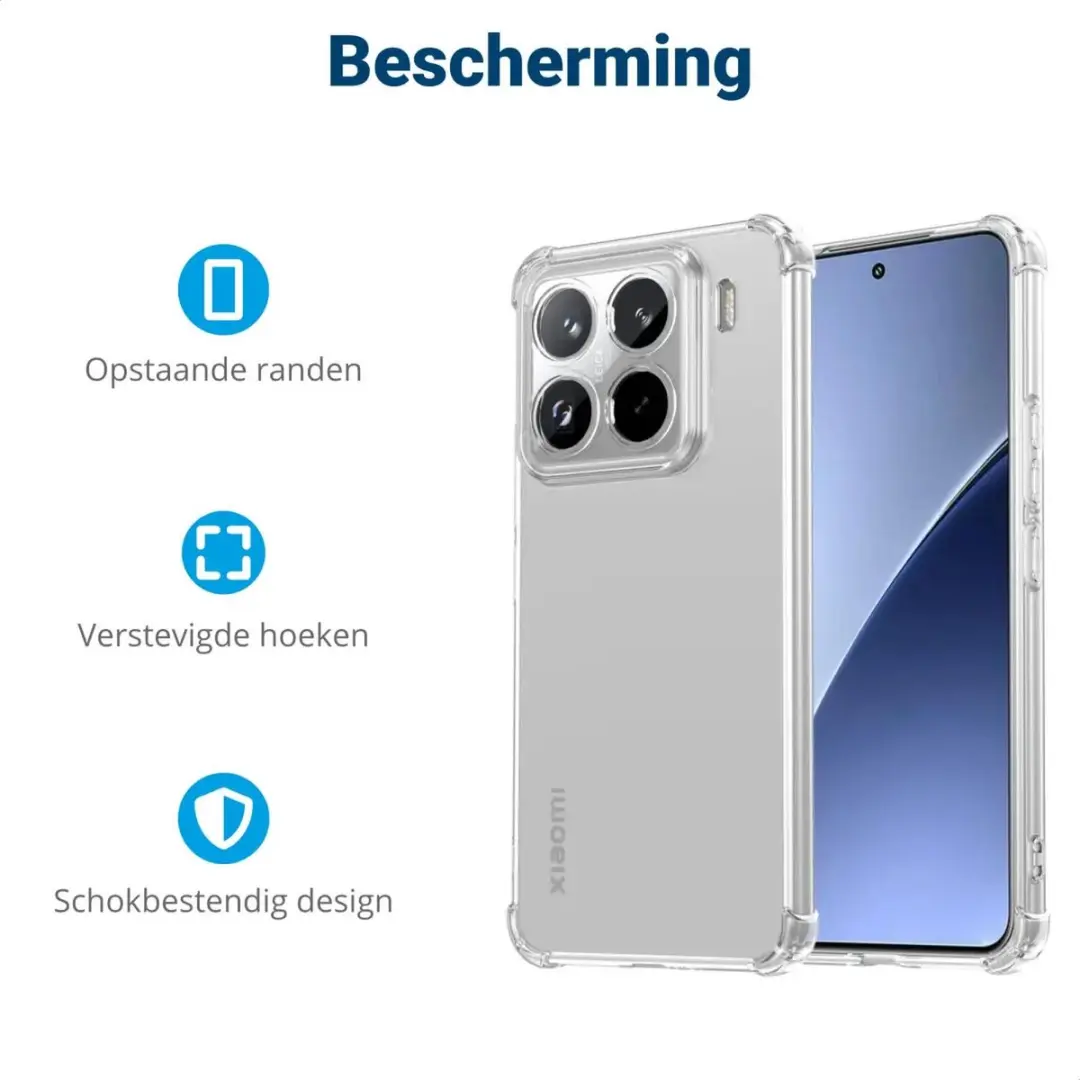 Selected Transparant Hoesje Xiaomi 15 - Schokbestendig