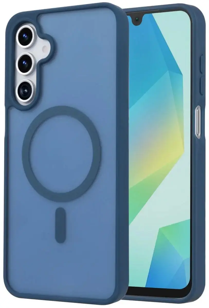 Selected Hoesje Samsung Galaxy A17 MagSafe Blauw