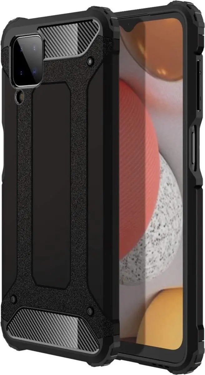 Selected Hoesje Samsung Galaxy A12 Hybride