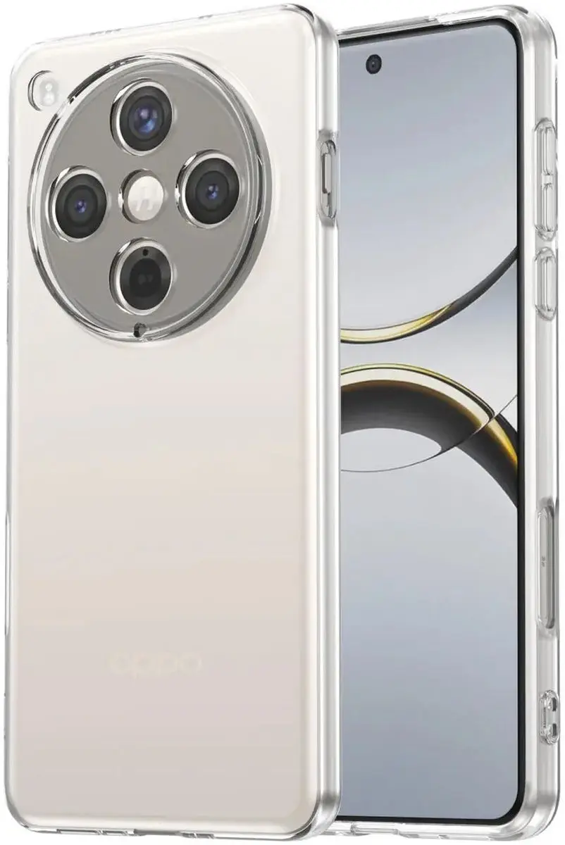 Selected Transparant TPU Hoesje Oppo Find X8 Pro