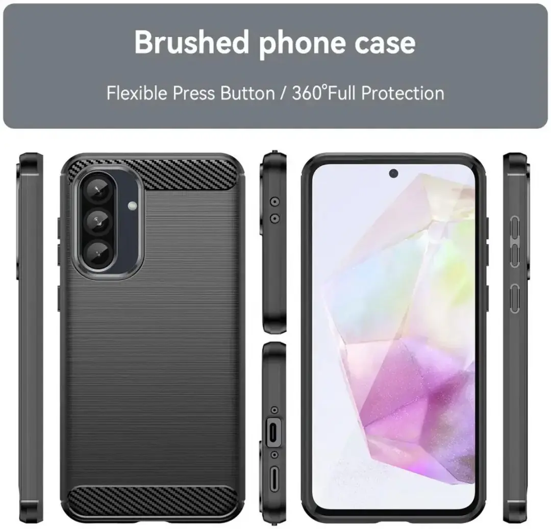 Selected TPU Hoesje Samsung Galaxy A36 - Zwart - afbeelding 6 van 6