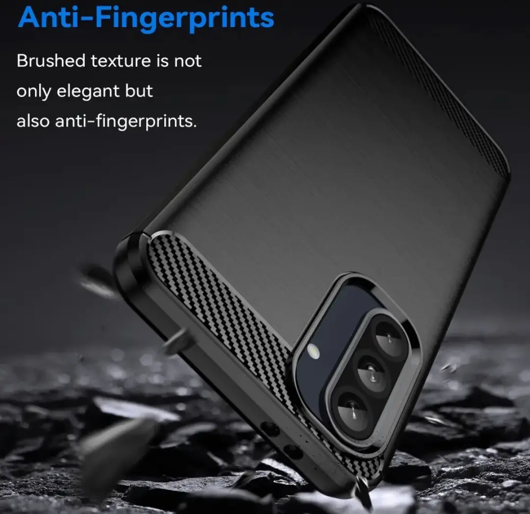 Selected TPU Hoesje Samsung Galaxy A36 - Zwart