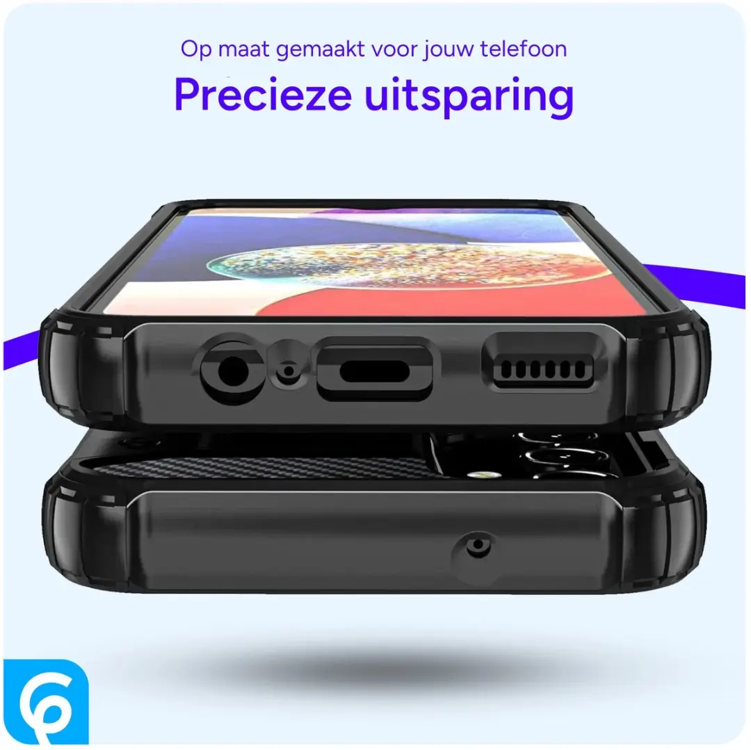Selected Hoesje Samsung Galaxy A16 Hybride Back Cover - Zwart