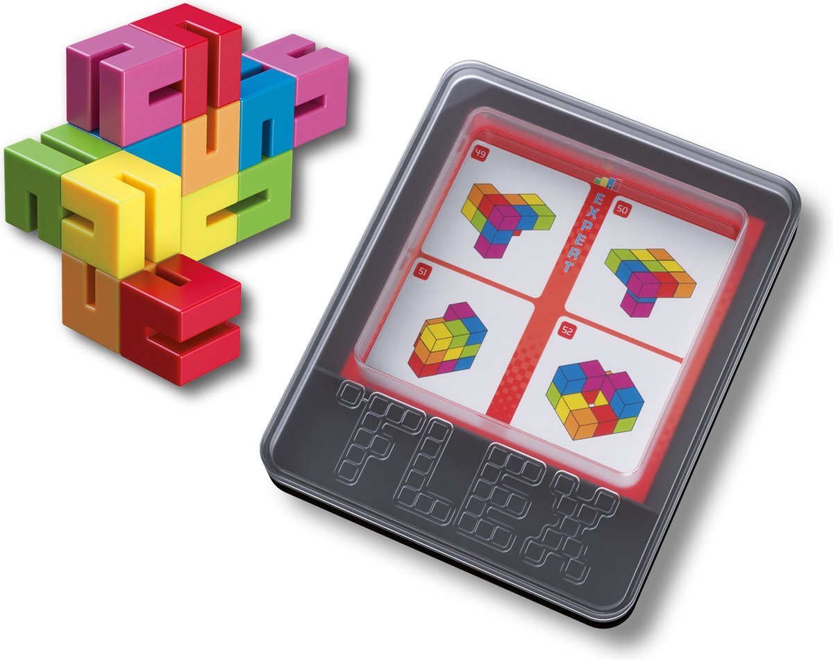 999 Games - Flex Puzzler Original - Breinbreker - Uitdagende puzzel als fidget toy - Stimuleert het ruimtelijk inzicht - Educatief spel - Fidget Toy - Solo spel - Klein cadeautje
