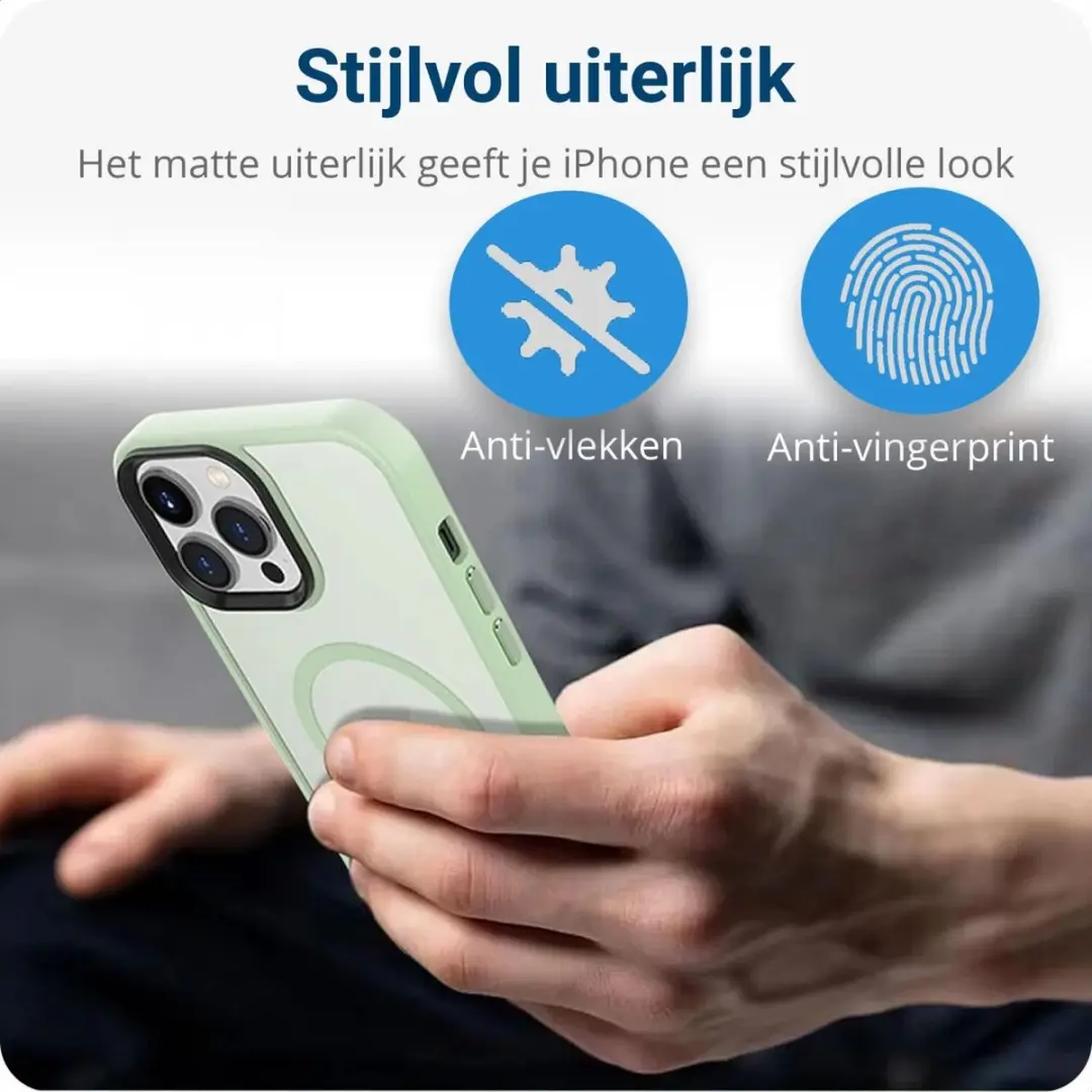 Selected Hoesje Apple iPhone 13 Pro MagSafe - Groen