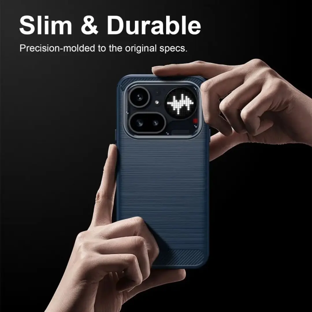 Selected by GSMpunt Nothing Phone (4a) Pro TPU Hoesje - Blauw