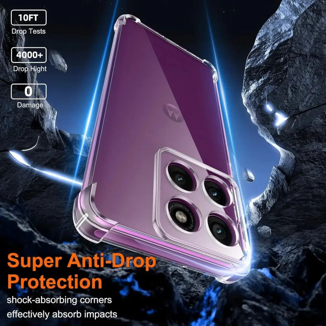 Selected Transparant Hoesje Motorola Edge 60 Pro - Schokbestendig