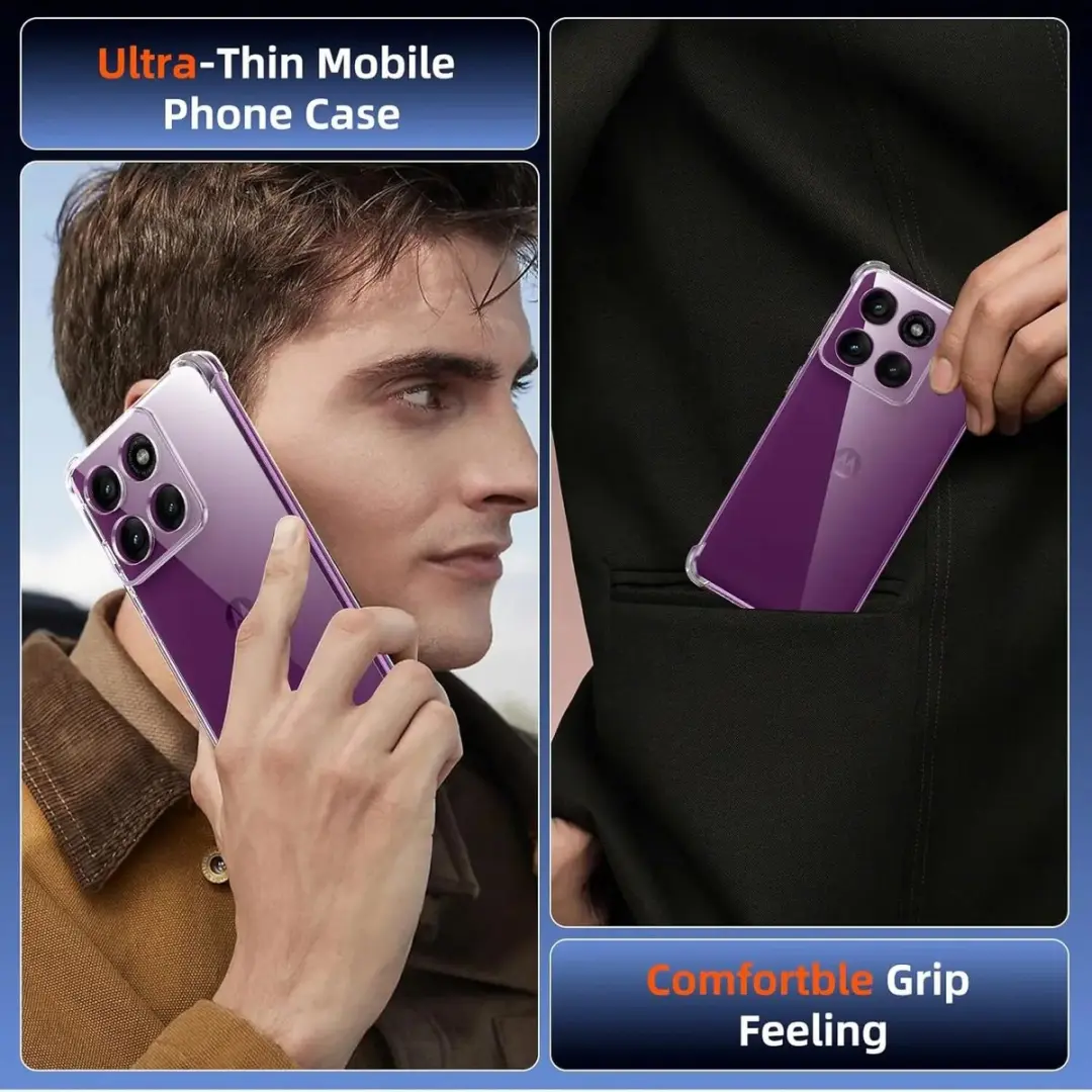Selected Transparant Hoesje Motorola Edge 60 Pro - Schokbestendig