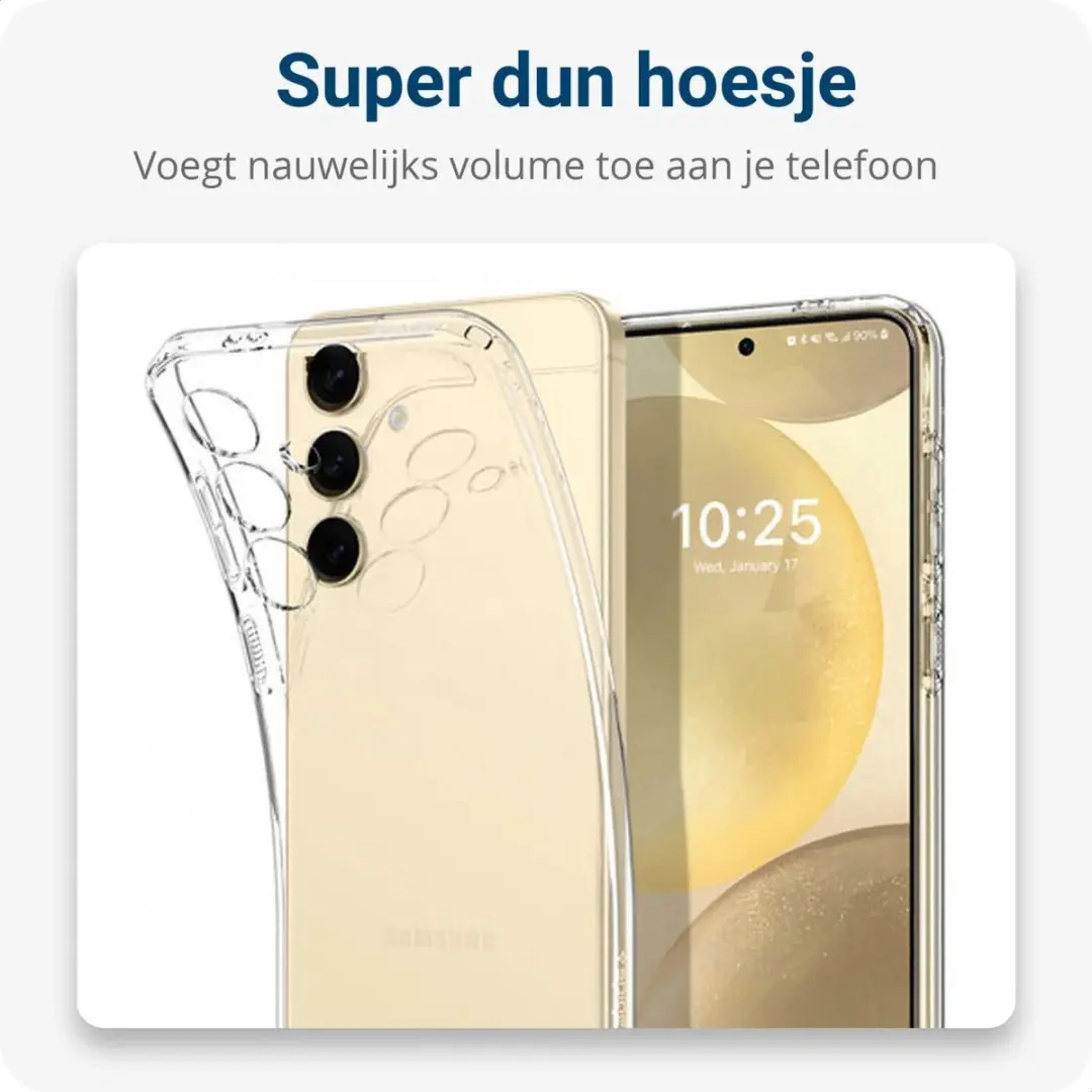 Selected Hoesje met Koord Samsung Galaxy S24 - Transparant