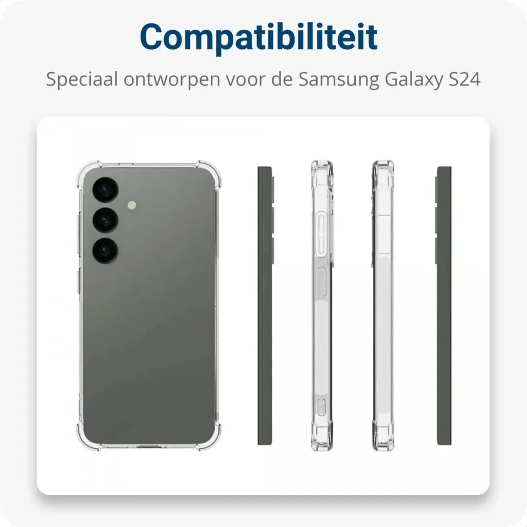 Selected Hoesje met Koord Samsung Galaxy S24 - Transparant - afbeelding 6 van 6