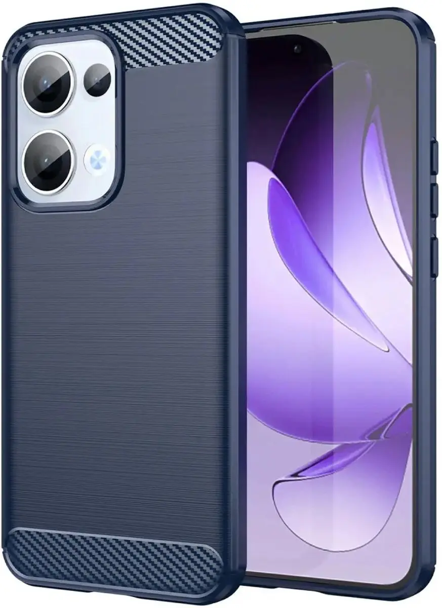 Selected Geborsteld TPU Hoesje Oppo Reno 13