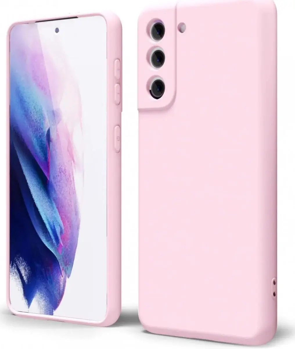 Selected Hoesje Samsung Galaxy S21 Roze