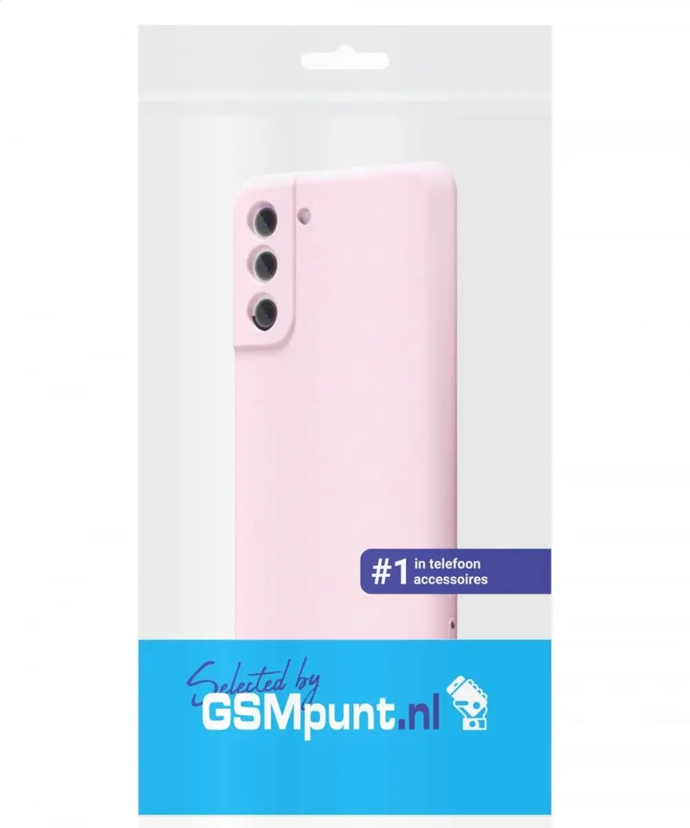 Selected Hoesje Samsung Galaxy S21 Roze - Dun TPU