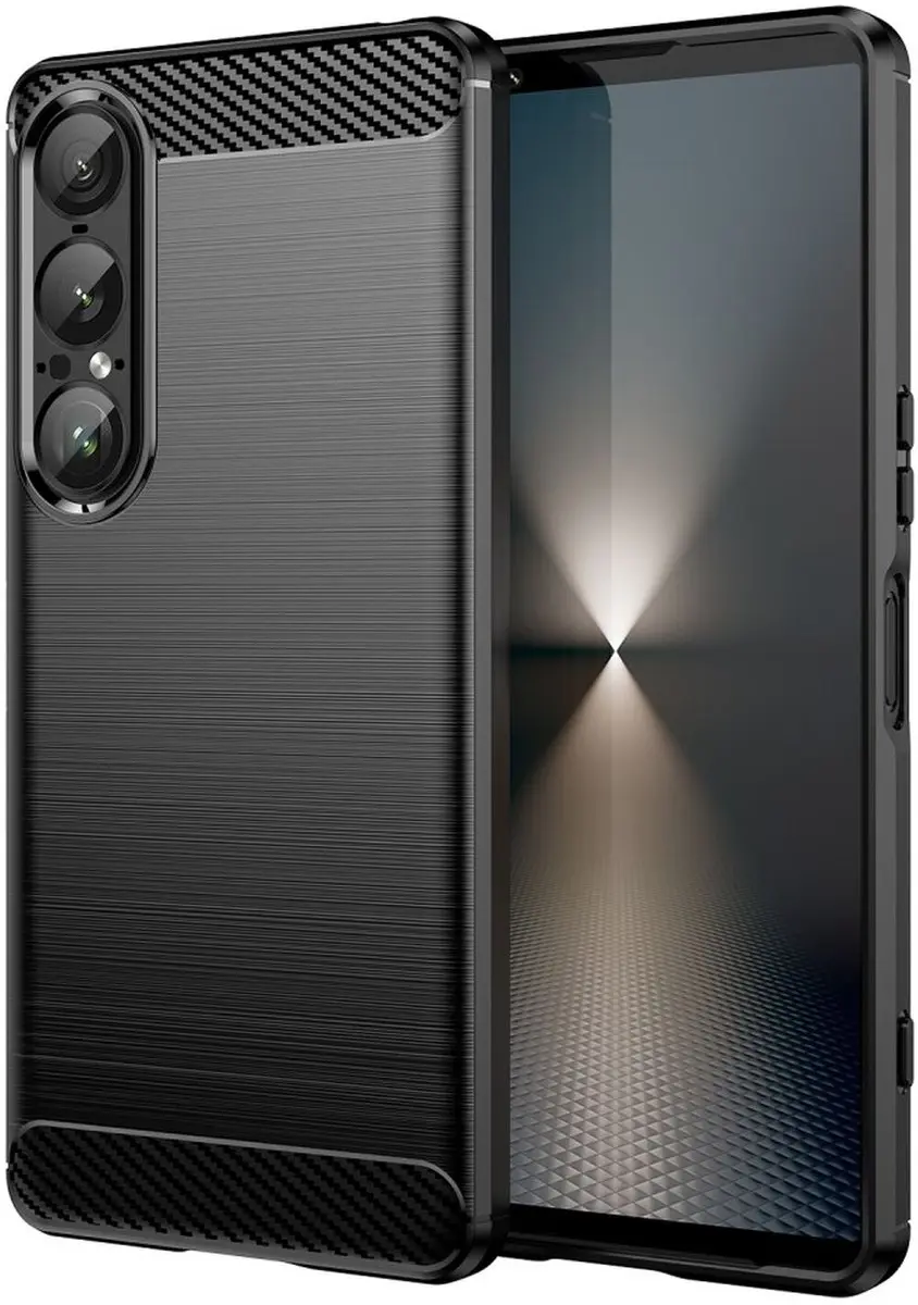 Selected Geborsteld TPU Hoesje Sony Xperia 1 VII