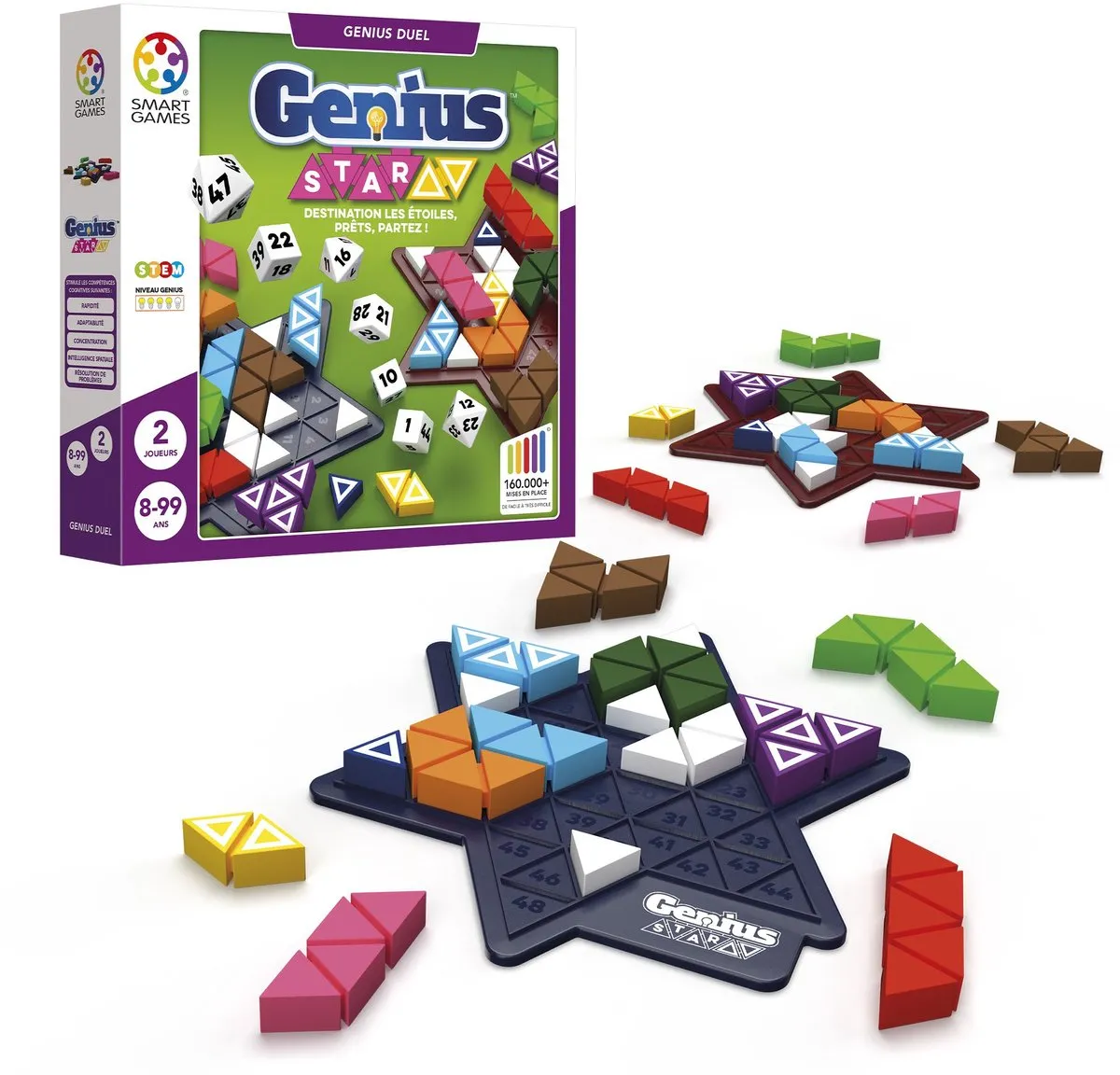 SmartGames Genius Star SGHP 002 - 2 Spelers - Multicolor