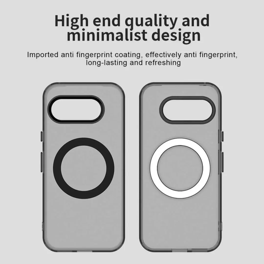 Selected MagSafe Backcover Google Pixel 9a - Zwart & Transparant - afbeelding 6 van 6