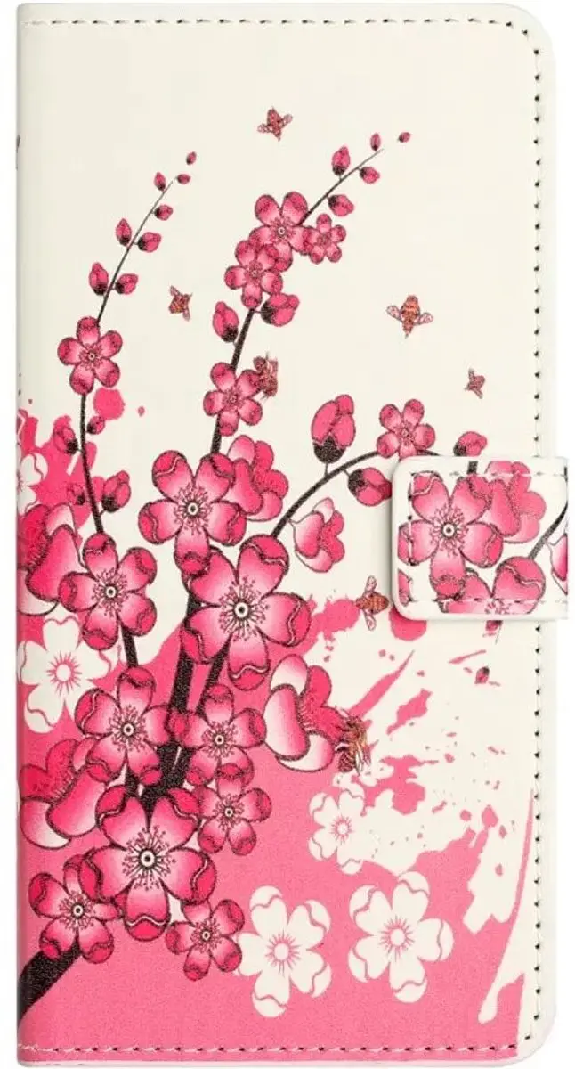 Selected Hoesje Samsung Galaxy A27 Portemonnee Book Case Bloemen Print - 2 Pasjes