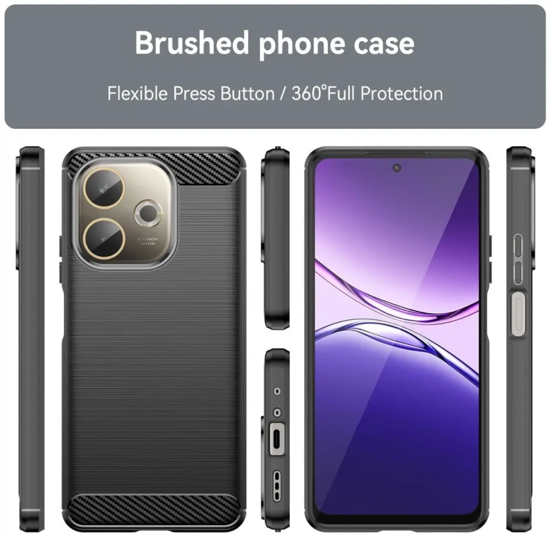 Selected TPU Hoesje Oppo A5 Pro - Zwart