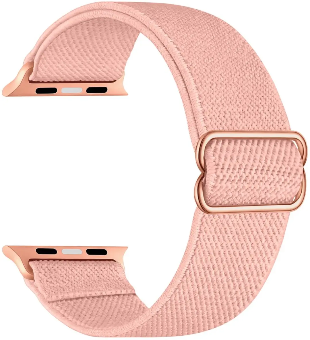 Selected SBG Nylon Horlogebandjes 6-Pack - Apple Watch 38-42mm - Wit/Rood/Roz/ Groen