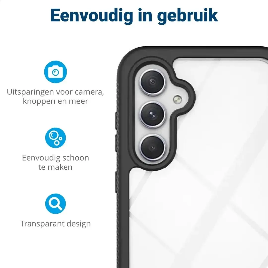 Selected Hoesje Samsung Galaxy S24 Plus Blauw - Schokbestendig