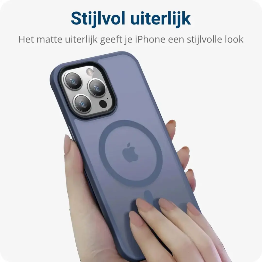 Selected Hoesje iPhone 13 Pro Max MagSafe Blauw
