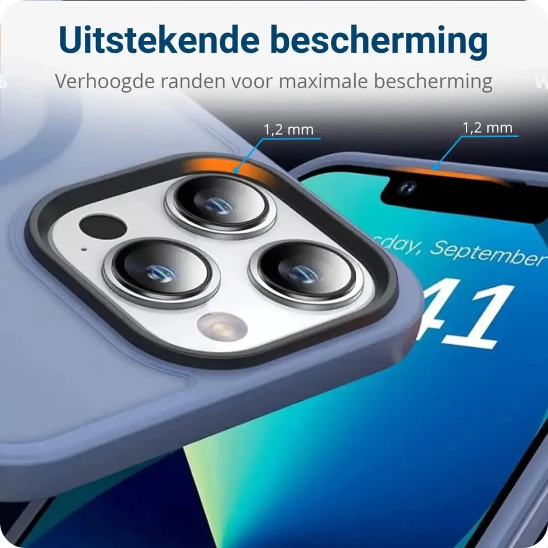 Selected Hoesje iPhone 13 Pro Max MagSafe Blauw
