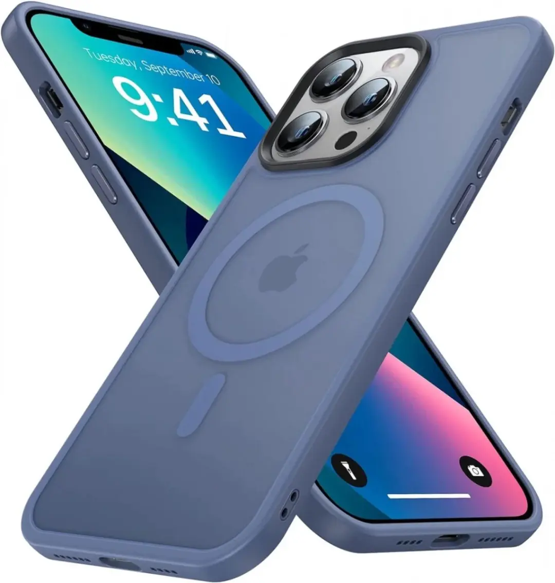 Selected Hoesje iPhone 13 Pro Max MagSafe Blauw