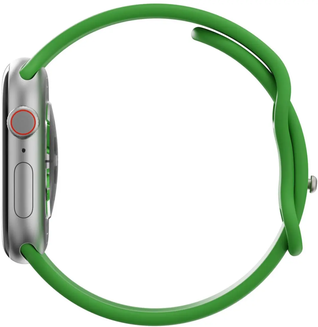 Selected SBG Siliconen Horlogeband Apple Watch 7 41mm - Lichtgroen