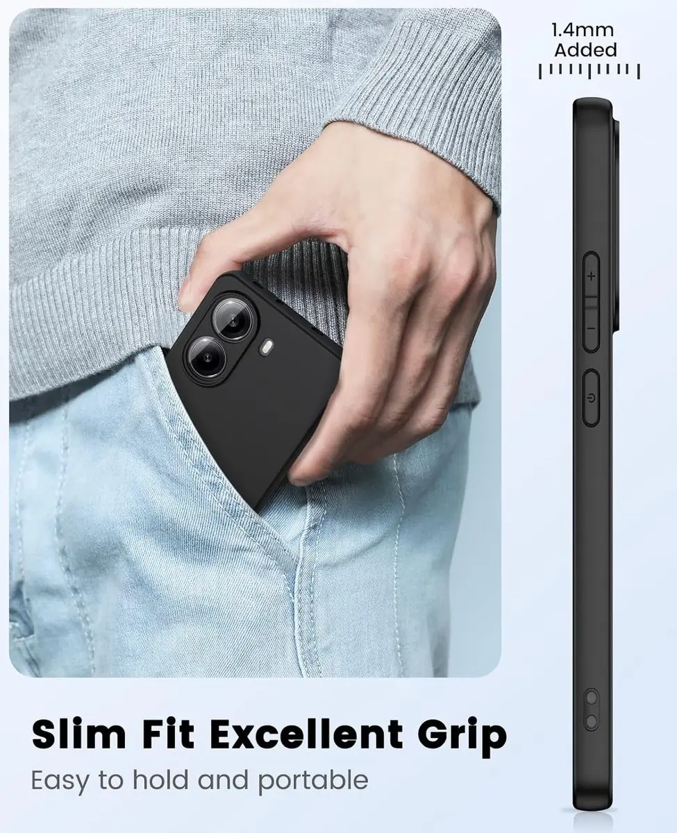 Selected Zwart Dun TPU Hoesje Xiaomi Poco X7 Pro
