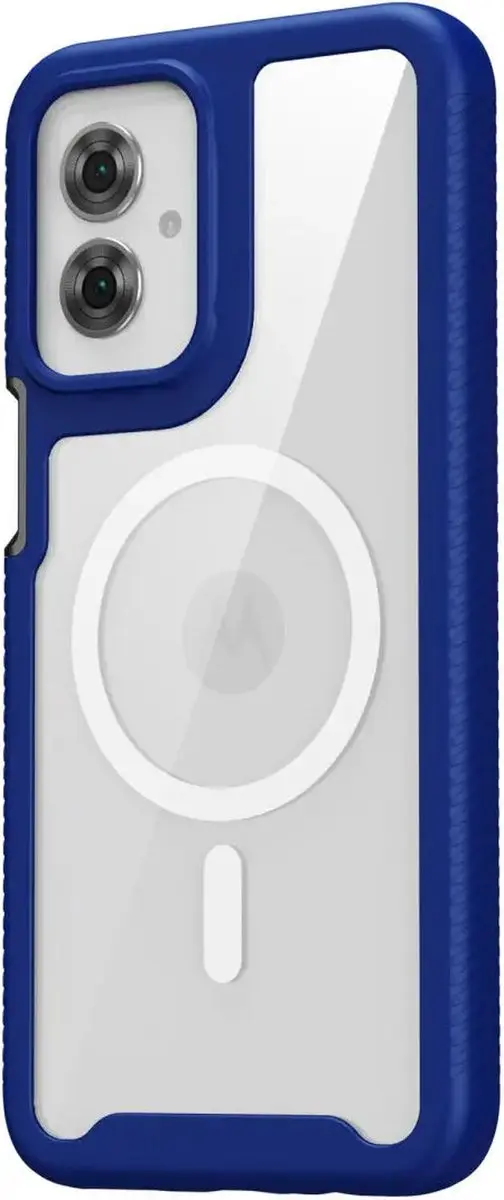 Selected Hoesje Motorola Moto G55 - MagSafe Blauw