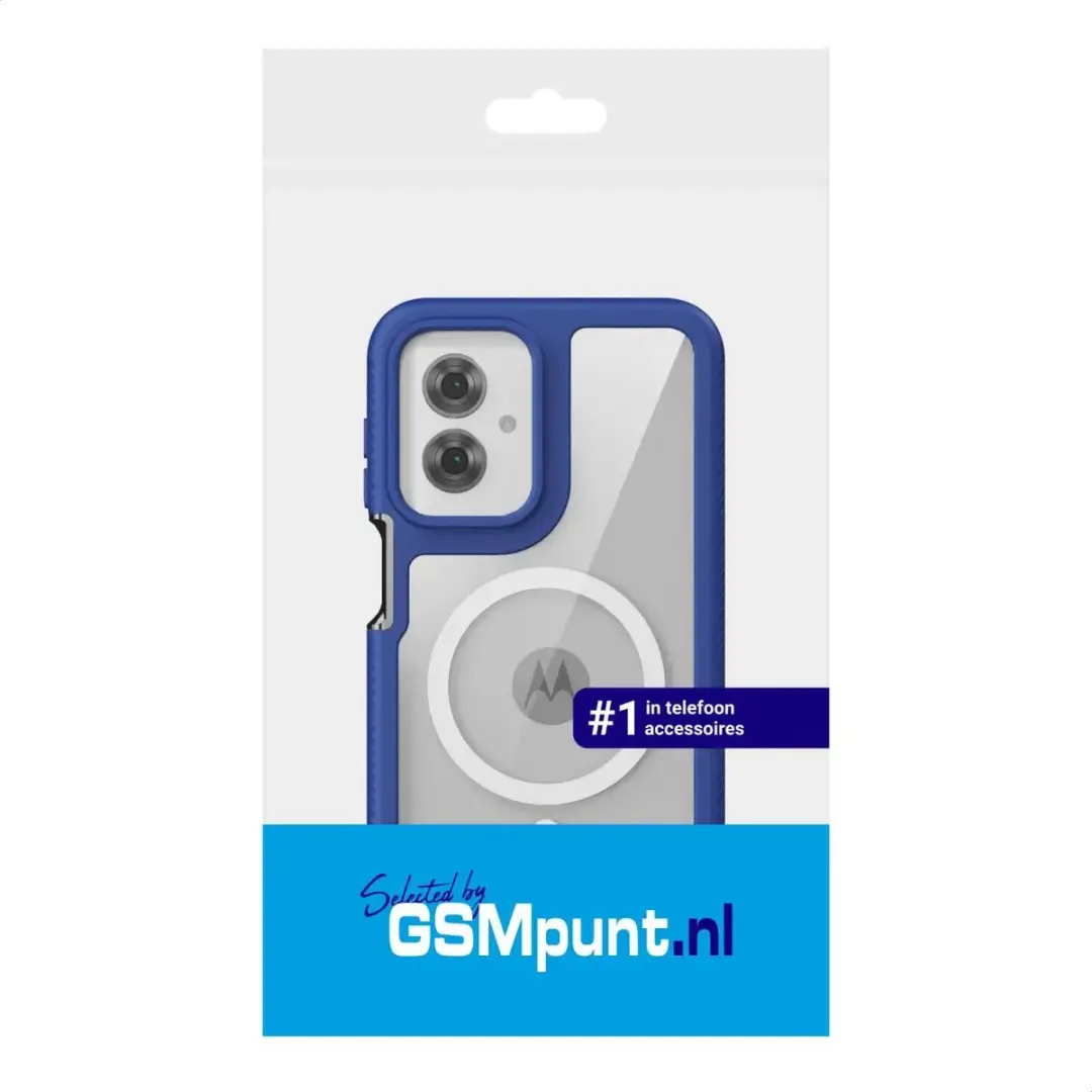Selected Hoesje Motorola Moto G55 - MagSafe Blauw