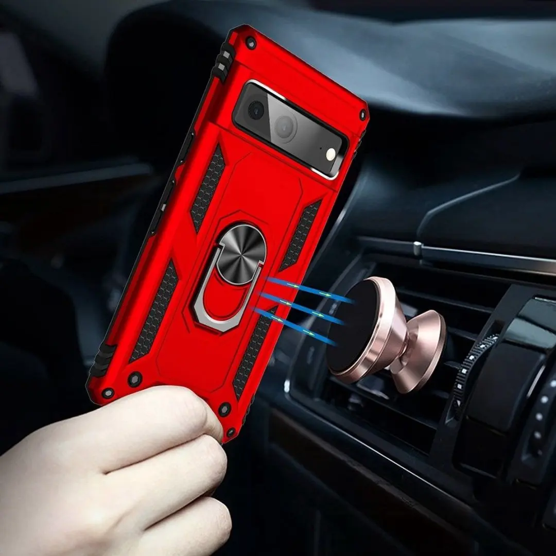 Selected Magnetisch Hoesje Google Pixel 7 - Rood