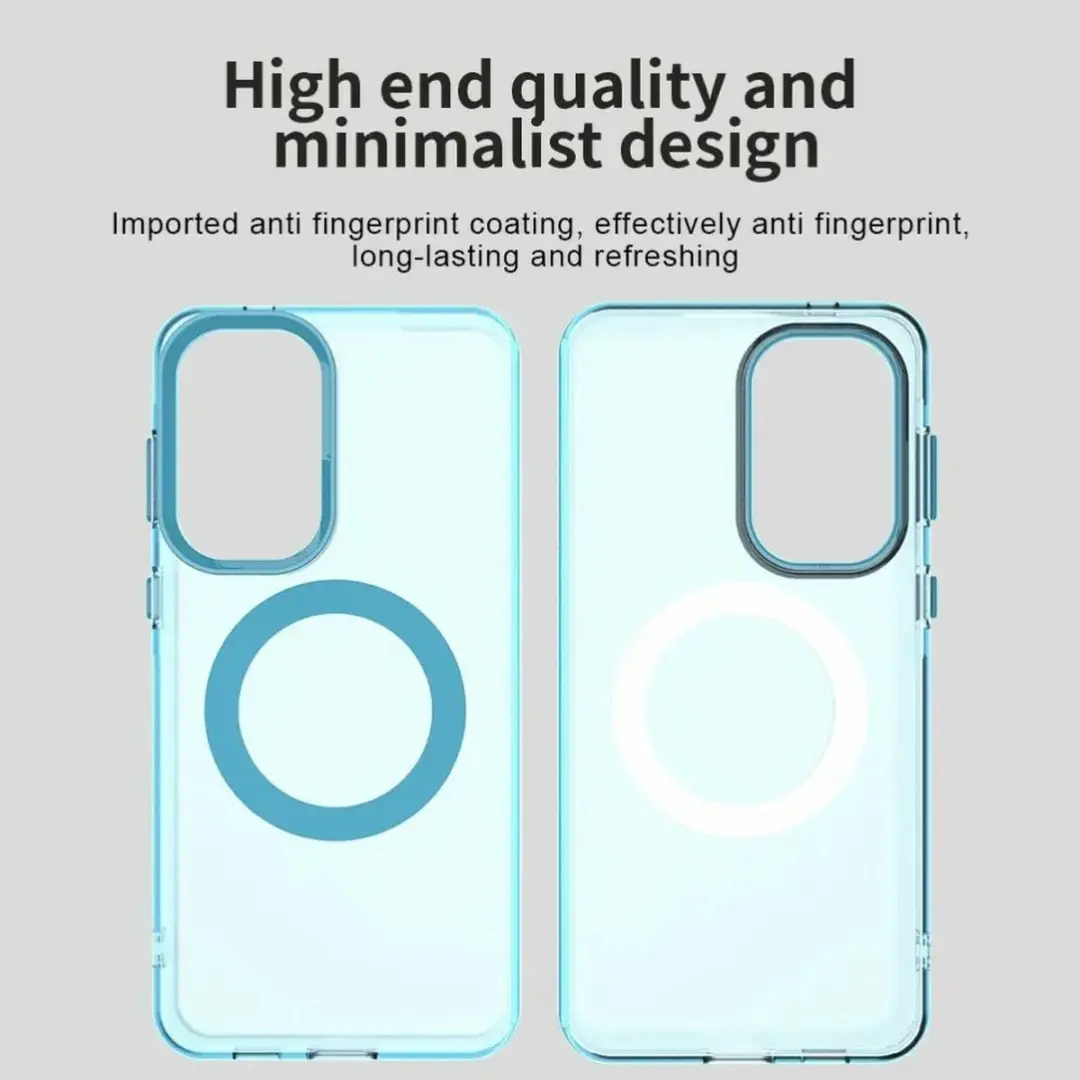 Selected MagSafe Backcover Hoesje Samsung Galaxy A57 - Blauw