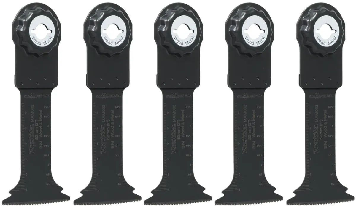 Makita MAM002 Invalzaagblad 52mm - 5 Stuks