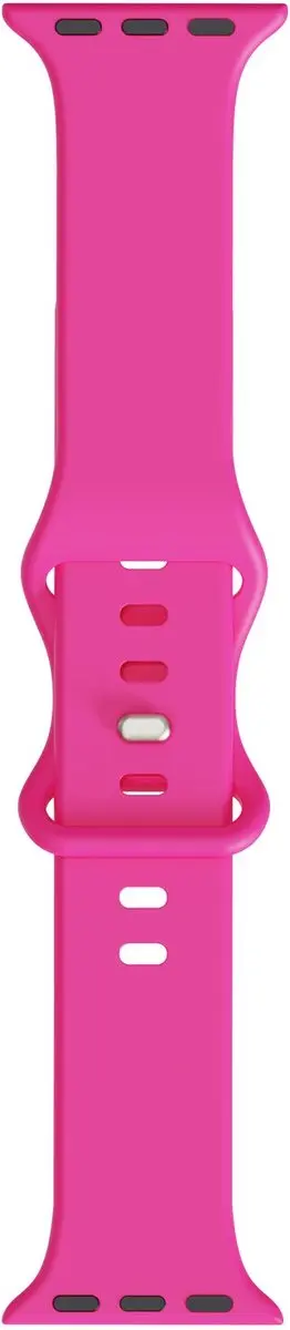 Selected SBG Siliconen Horlogebandje Apple Watch - 42/44/45/46/49mm - Hot Pink