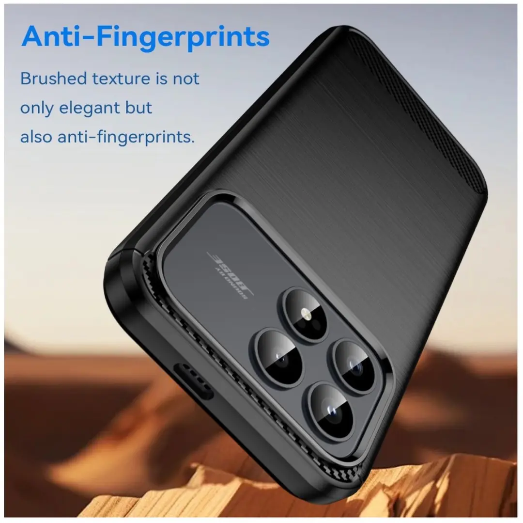 Selected TPU Hoesje Xiaomi Poco F8 Pro - Zwart