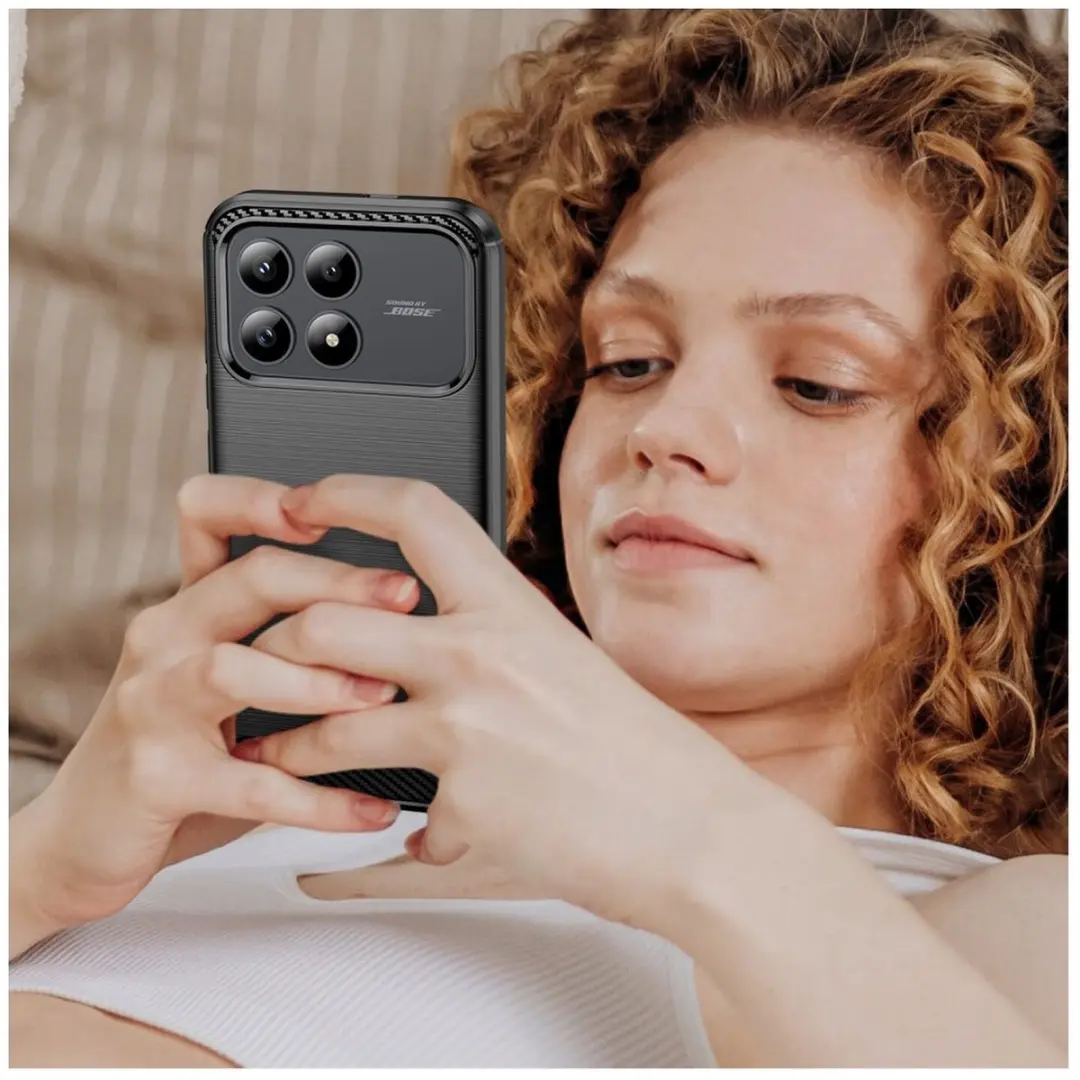 Selected TPU Hoesje Xiaomi Poco F8 Pro - Zwart
