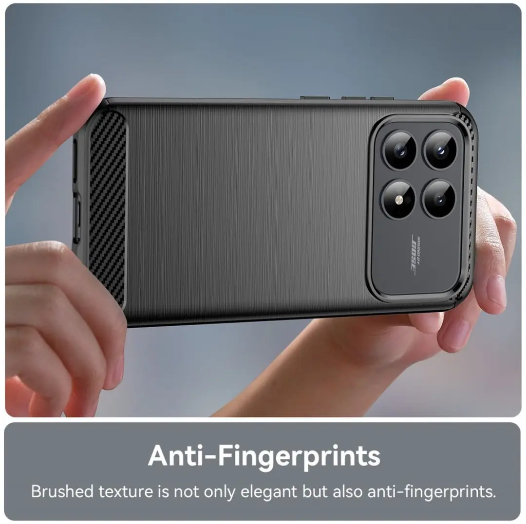 Selected TPU Hoesje Xiaomi Poco F8 Pro - Zwart - afbeelding 6 van 6