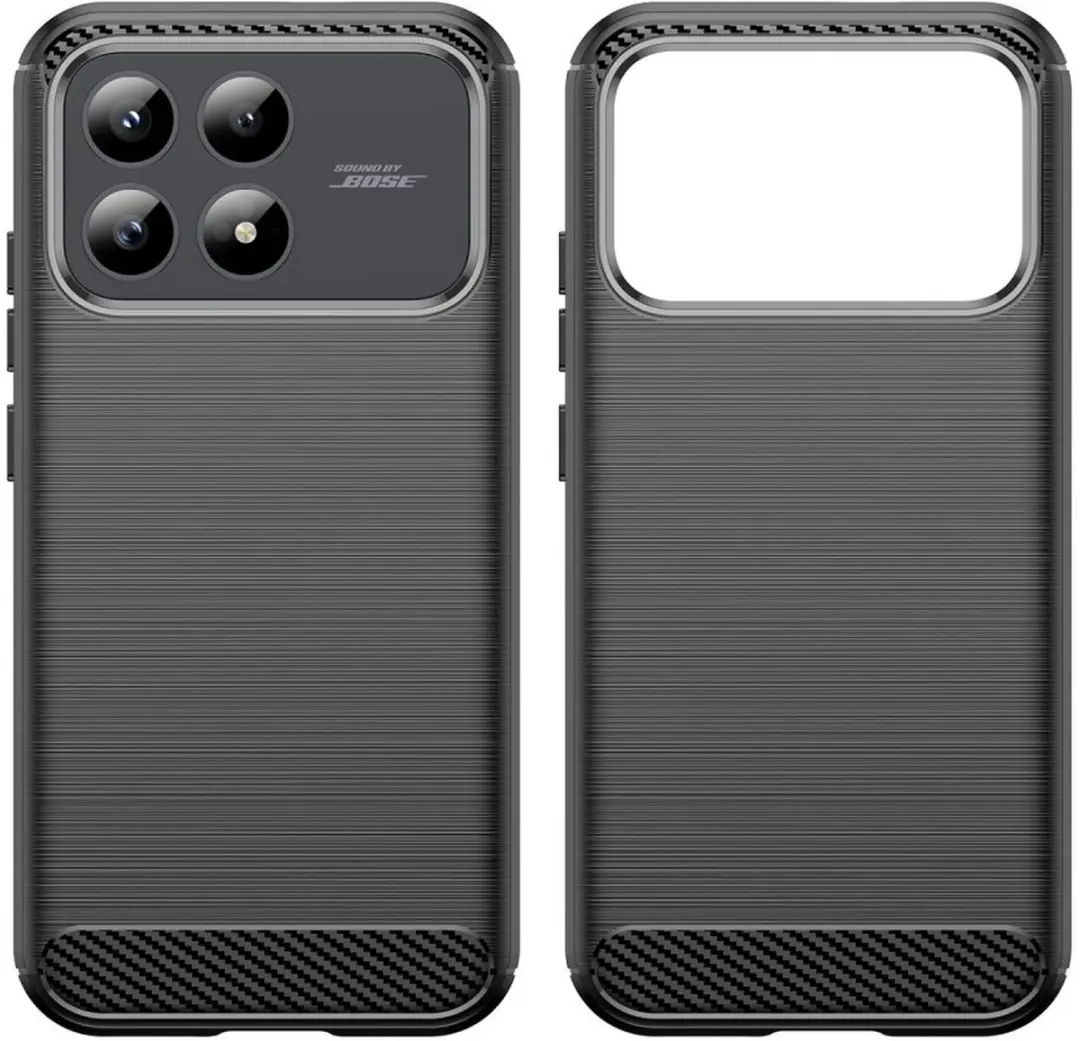 Selected TPU Hoesje Xiaomi Poco F8 Pro - Zwart