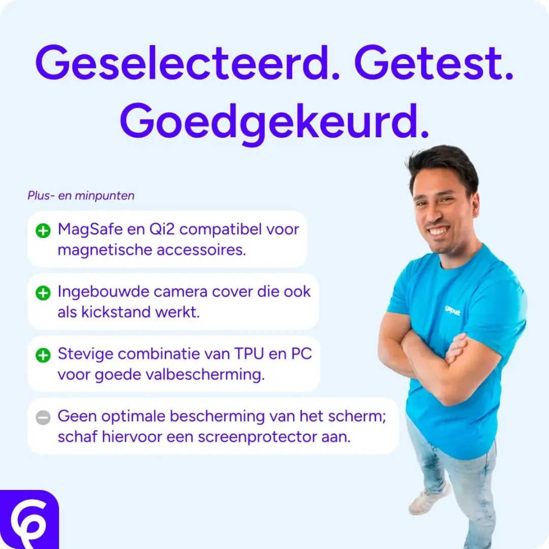 Selected Hoesje iPhone 15 Pro MagSafe - Licht Paars