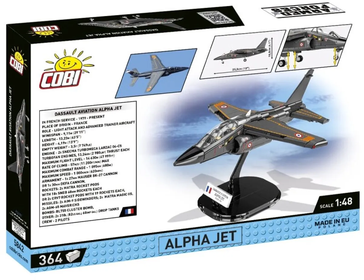Cobi Alpha Jet COBI-5842 - 364 Onderdelen - Meerkleurig