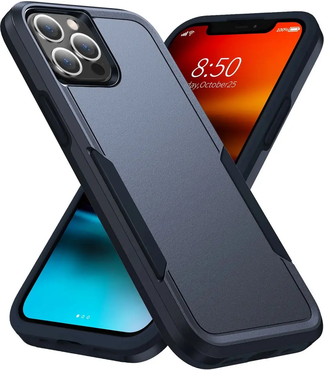 Selected Back Cover iPhone 13 Pro Max Blauw