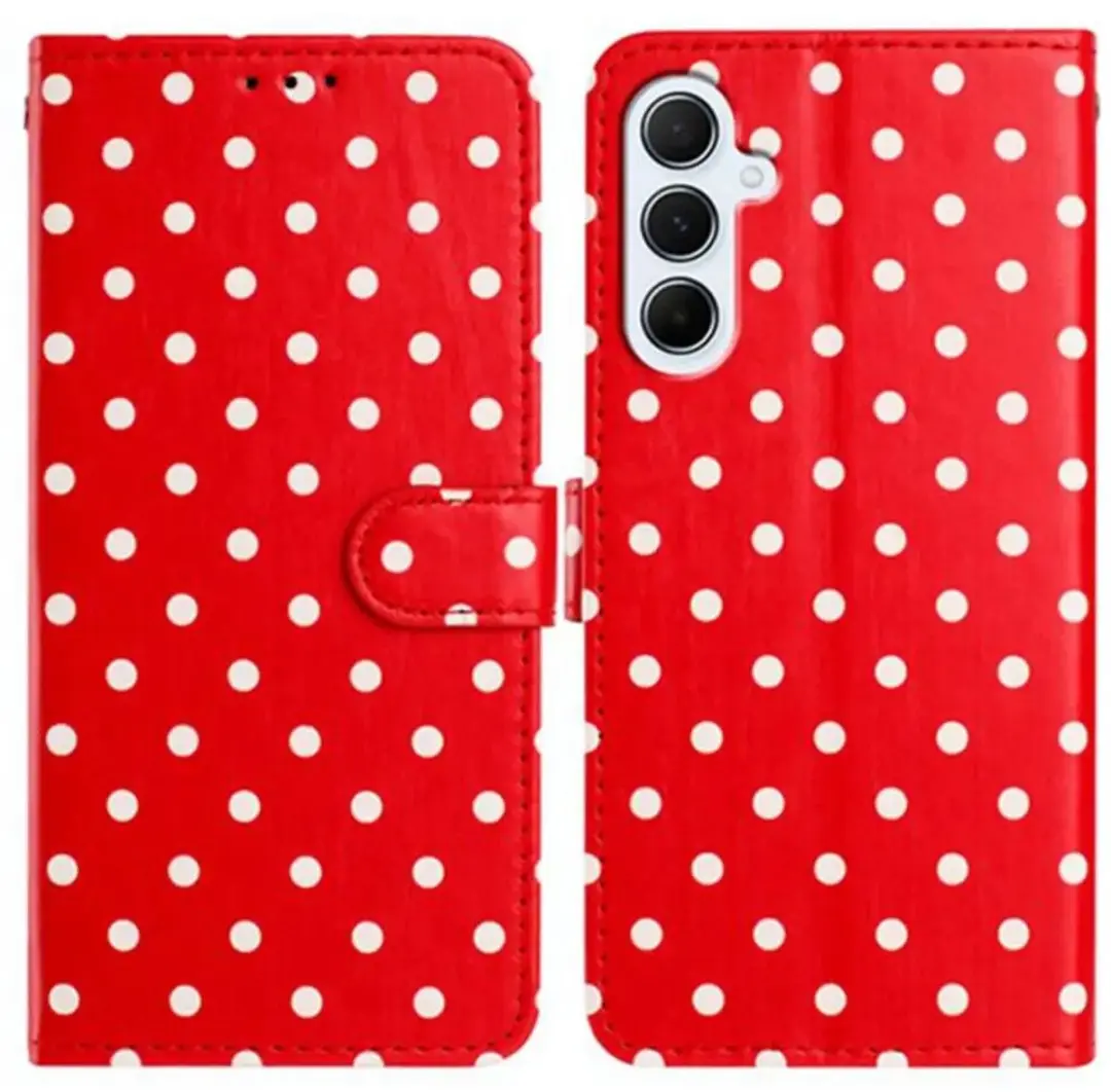 Selected Hoesje Samsung Galaxy A37 Polka Dot Wallet