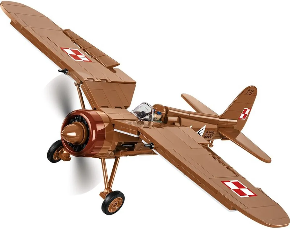 Cobi PZL P-11c - 320 Onderdelen - Meerkleurig