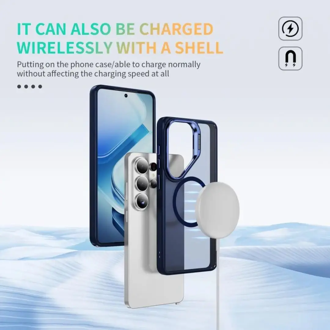 Selected Hoesje Samsung Galaxy S26 Ultra MagSafe Blauw - Camera Kickstand - afbeelding 6 van 6