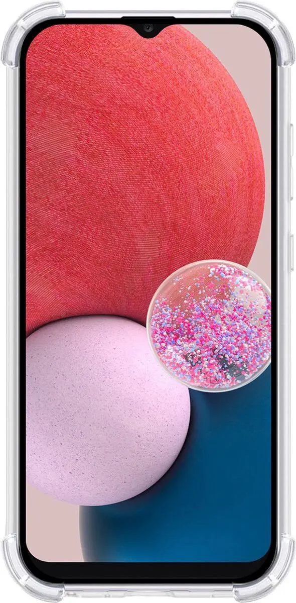 Selected Transparant TPU Hoesje Samsung Galaxy A13 4G - Pasjeshouder