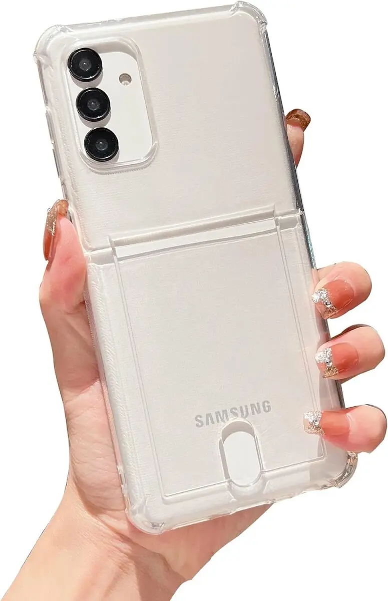 Selected Transparant TPU Hoesje Samsung Galaxy A13 4G - Pasjeshouder - afbeelding 6 van 6