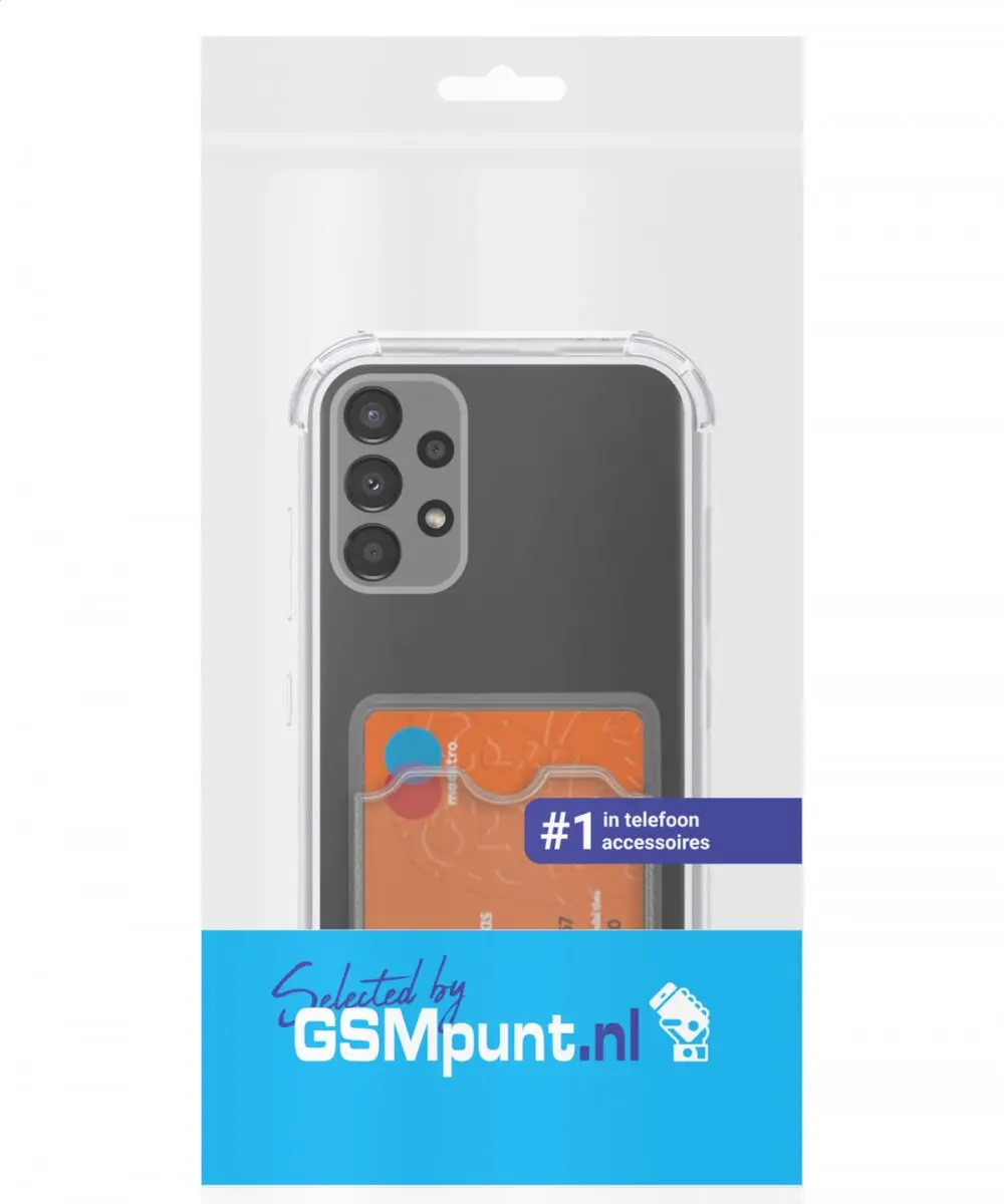 Selected Transparant TPU Hoesje Samsung Galaxy A13 4G - Pasjeshouder