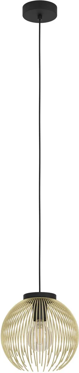 Eglo Venezuela Hanglamp E27 Ø23,5cm Goud/Zwart