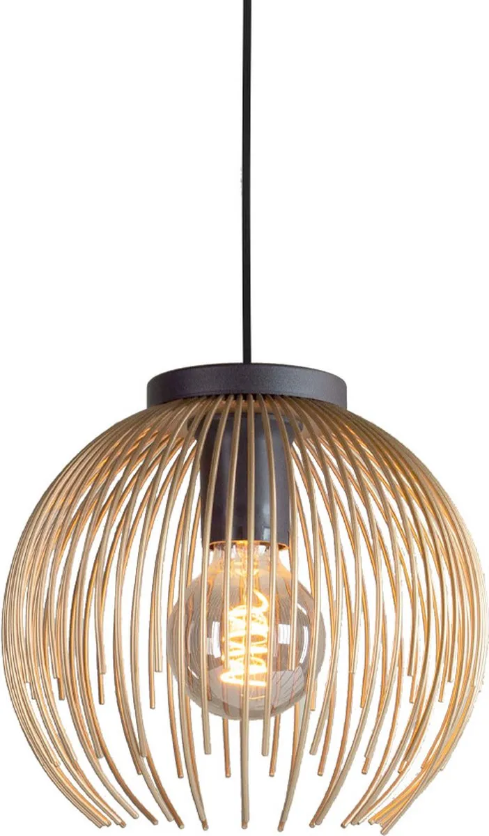Eglo Venezuela Hanglamp E27 Ø23,5cm Goud/Zwart